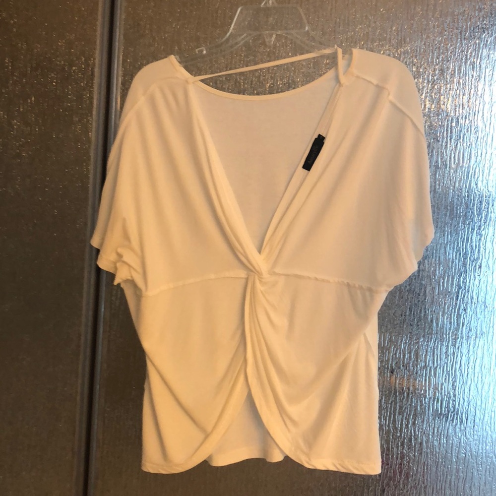 Open back t shirt